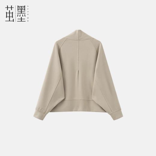 茧墨 简约松弛感柔风空气层开衫 商品图1