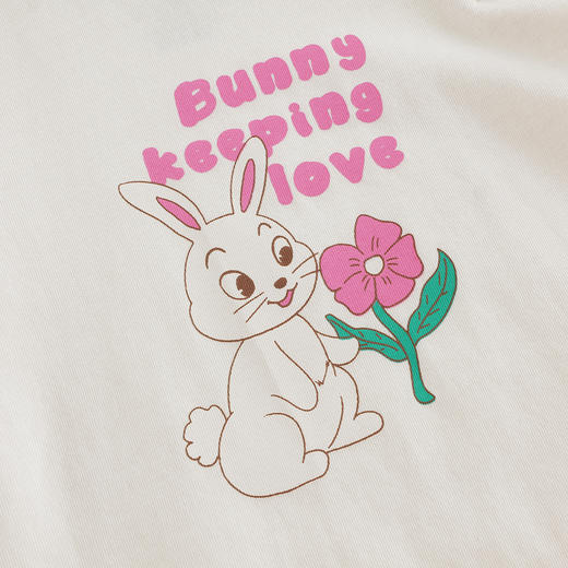 【凉感】马克珍妮女宝宝甜心小兔连体衣 婴儿爬服夏装新款550768 商品图3