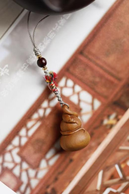 金蛇送福°老山檀香钥匙扣挂件 商品图3