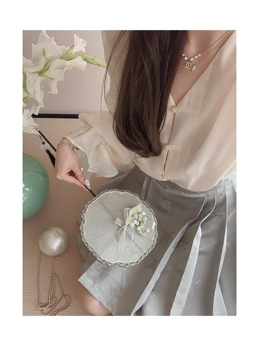 金蘑菇菇 椿山晓与甜荔枝 / 唯美玉色系列 日常结合新中式套装 商品图5