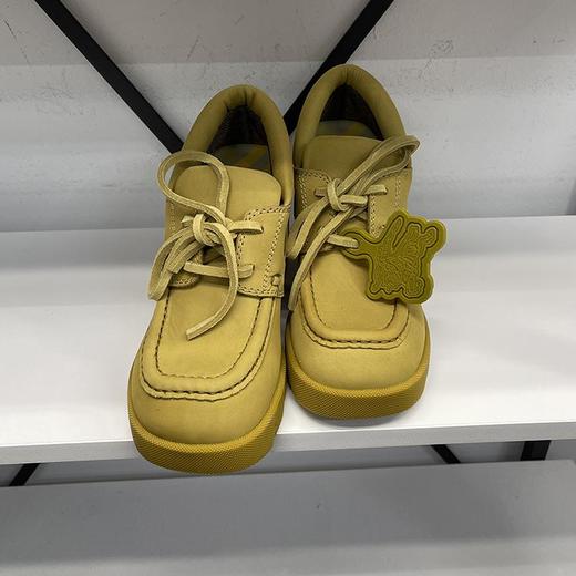 BUR*E**Y/巴*莉 女士牛皮系带圆头带骑士标志防滑粗跟高跟鞋 商品图0