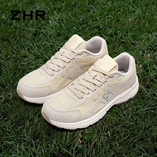 ZHR则则透气复古休闲鞋女轻便拼接老爹鞋春秋ins百搭运动鞋奶奶鞋 商品图7