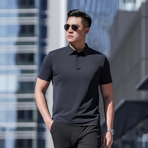 二代龙牙暗之沧浪凉感抗UV短袖POLO 商品图0