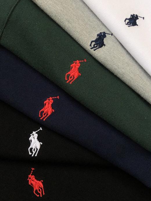 点此购买 拉夫劳伦夏季小标马球logo刺绣男女款商务休闲网翻领短袖polo衫 LL 312154 商品图13