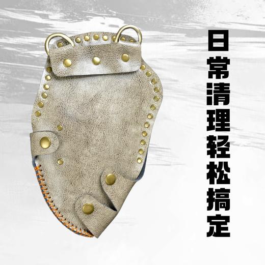 发型师专用真皮手拿剪刀包多功能理发工具包手拿包 商品图2