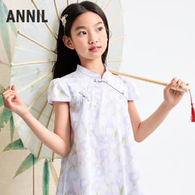 女童连衣裙夏季新款安奈儿童装EG523118