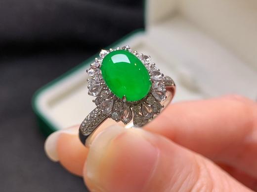 蛋面翡翠戒指 商品图1