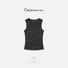 COCO ZONE 刘一一 100绵羊毛早春无袖显瘦打底背心CD2A0557 商品缩略图2