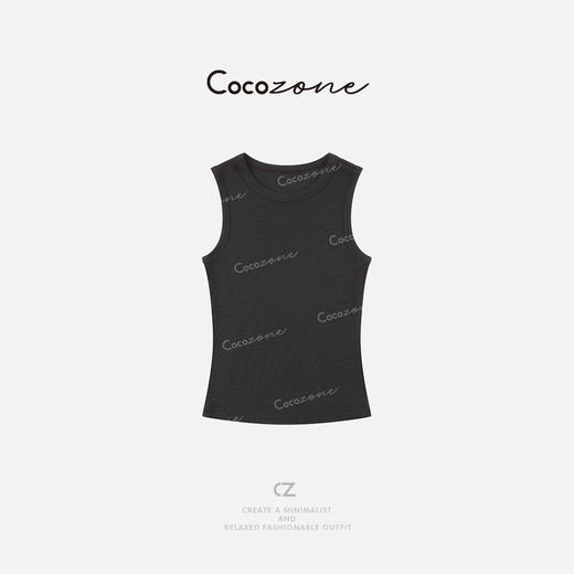 COCO ZONE 刘一一 100绵羊毛早春无袖显瘦打底背心CD2A0557 商品图2