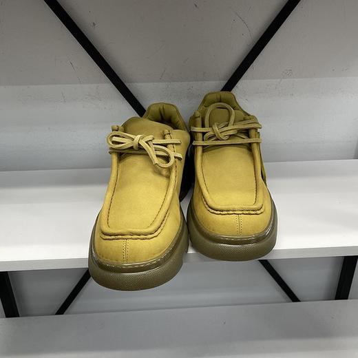 BUR*E**Y/巴*莉 男士系带圆头时尚厚底休闲乐福鞋 商品图1