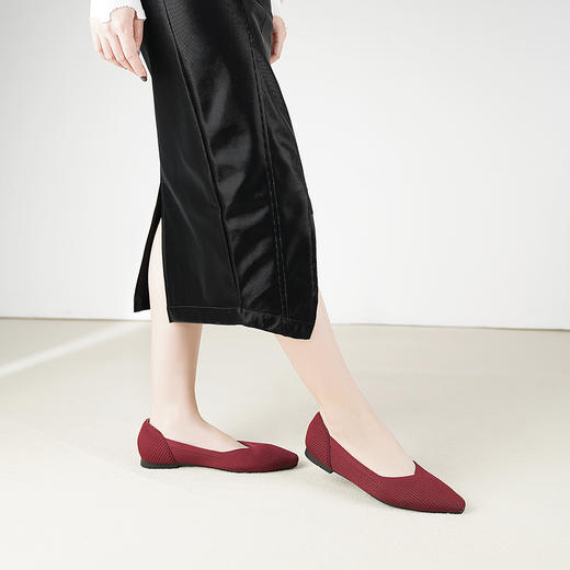 REREJOY 飞织尖头王妃平底鞋 商品图8