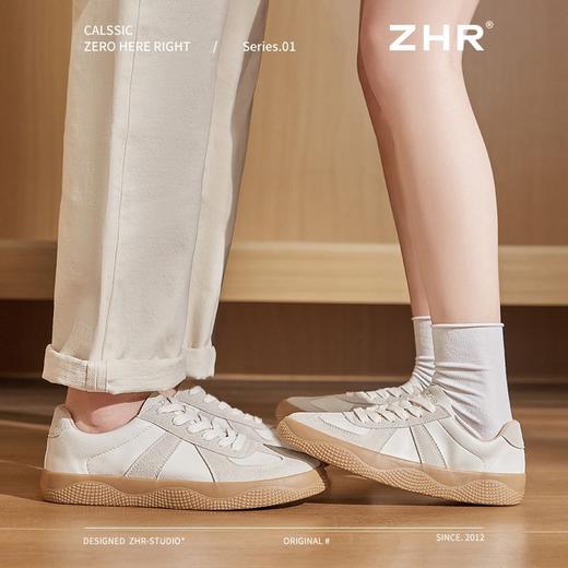 ZHR则则复古德训鞋女2025春季男女同款板鞋透气舒适运动休闲女鞋 商品图7