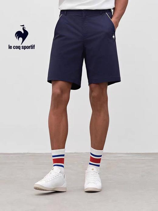 【大都会】乐卡克法国公鸡夏季男子运动梭织短裤防泼水弹力五分裤 商品图1