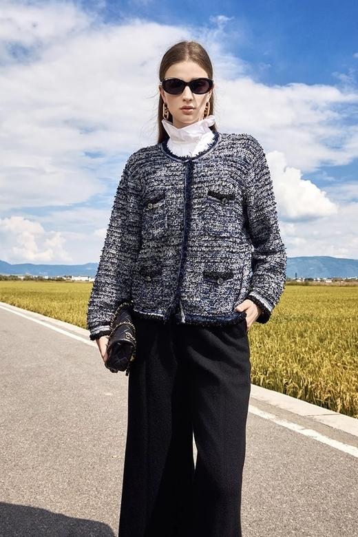 ANSUABEL 气质小香针织上衣 19592 商品图2