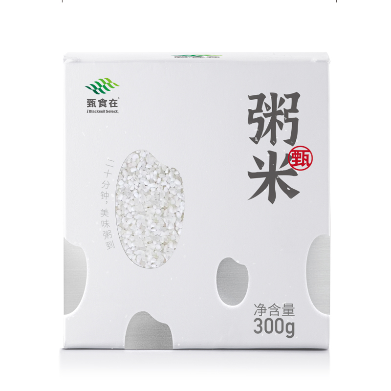 甄食在 粥米 300g*4盒