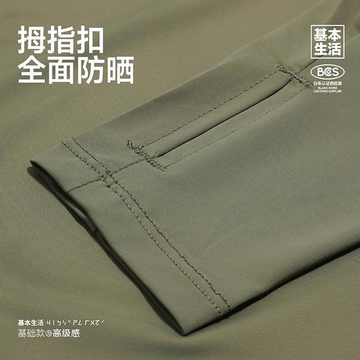 【白禾】基本生活带帽蝙蝠款防紫外线冰爽衫 商品图8