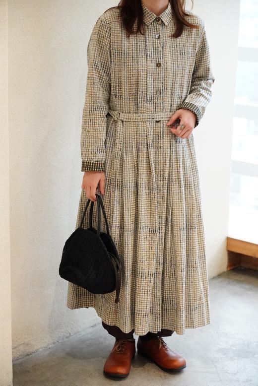 KHADI&CO 格纹印花连衣裙(VENTOUX Check Print Dress) 商品图1