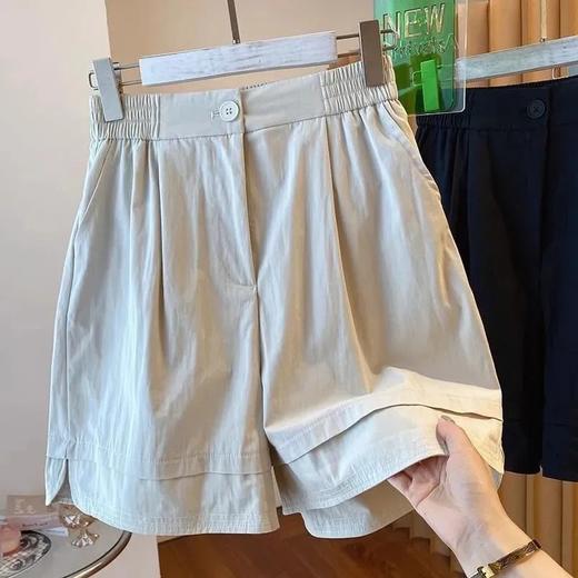 【纯棉夏季新款短款】慵懒透气潮流百搭 舒服显瘦运动休闲阔腿五分短裤女潮  商品图2