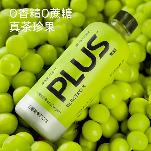 ELECTRO X 粒刻 PLUS 电解质水饮料（葡萄茉莉）500ml*15 商品图2