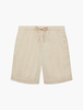 Frescobol Carioca - Felipe Linen Shorts - Sand - 男装 - 短裤 - 沙色 商品缩略图0