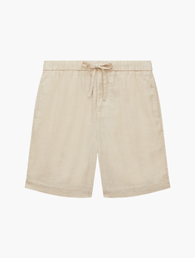 Frescobol Carioca - Felipe Linen Shorts - Sand - 男装 - 短裤 - 沙色