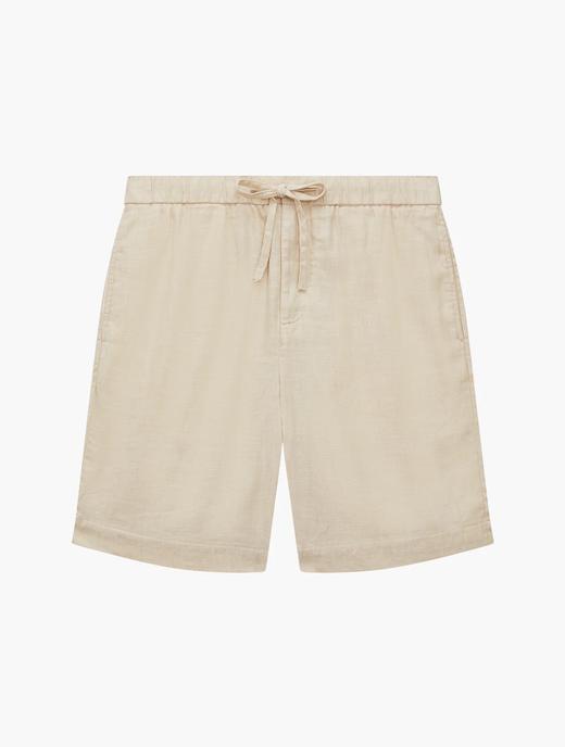 Frescobol Carioca - Felipe Linen Shorts - Sand - 男装 - 短裤 - 沙色 商品图0