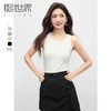 【夏日新品】熙世界白色背心吊带内搭打底衫女2025春夏季外穿修身无袖针织上衣 商品缩略图0