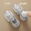 ZHR则则银色老爹鞋春秋爆款透气百搭超轻运动厚底增高休闲鞋ins女 商品缩略图2