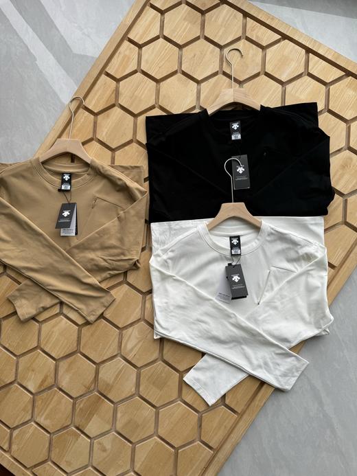 点此购买 迪桑特春秋季DUALIS都市通勤男士长袖T恤打底衫 LL 312141 商品图9