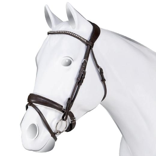 意大利进口Acavallo 纯皮带钻水勒  马术用品 帕拉丁马具AC9500-QS 商品图0