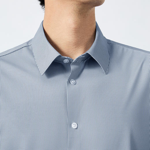 【无缝工艺/凉感】柒牌格纹短袖衬衫男2025夏季新款休闲百搭衬衣128A70940 商品图2