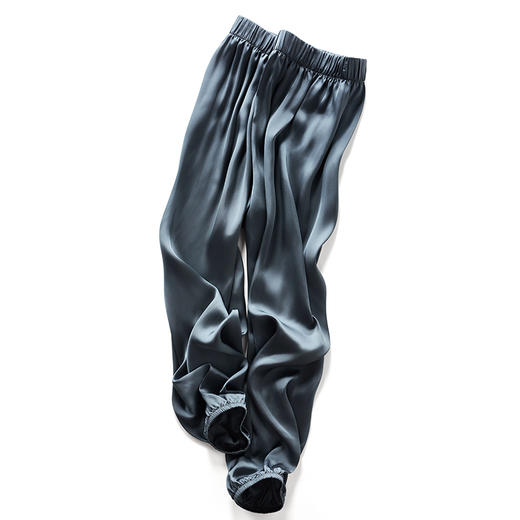 欧芮儿2021夏装新款高腰显瘦休闲裤女百搭纯色薄款松紧腰带束脚裤 商品图3