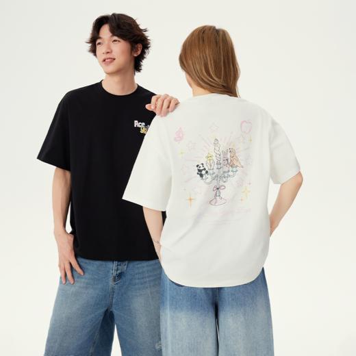 [两件减20]YKYB黄子韬T恤短袖透气舒适耐用趣味动物个性上衣Y52NDT004 商品图0