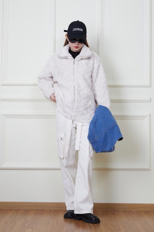 WHO KNOWS 羊羔毛休闲牛仔马甲外套 19759 商品图3