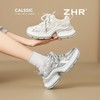 ZHR则则银色老爹鞋春秋爆款透气百搭超轻运动厚底增高休闲鞋ins女 商品缩略图7