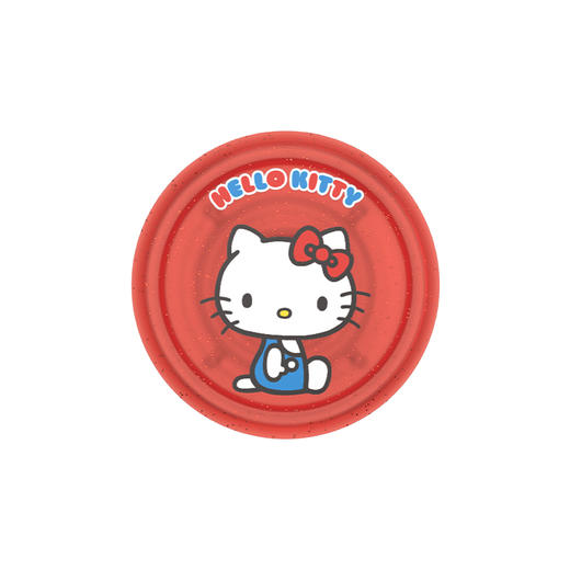 【零食天堂】经典坐坐 PopSockets x Hello Kitty 合作系列 POPGRIP泡泡骚手机粘贴式气囊支架 Glitter闪粉亮片系列 红色 凯蒂猫 卡通 商品图2