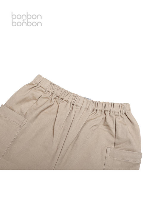 贴袋分割七分裤 商品图2