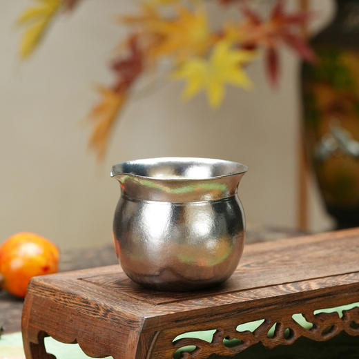 暗香疏影/纯钛公杯双层茶海公道杯高端钛公道杯分茶器 商品图0