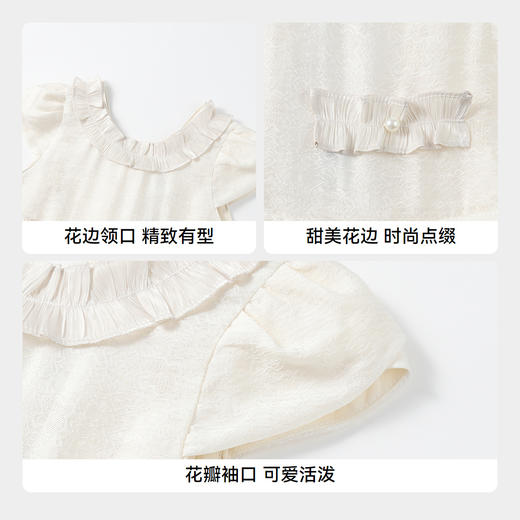 女童短袖连衣裙夏季新款安奈儿童装EG523087 商品图4