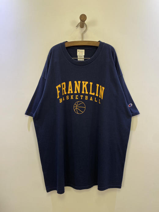 Y2K Vintage Champion 冠军 富兰克林篮球队 短袖T恤 _SST(XL) 商品图0
