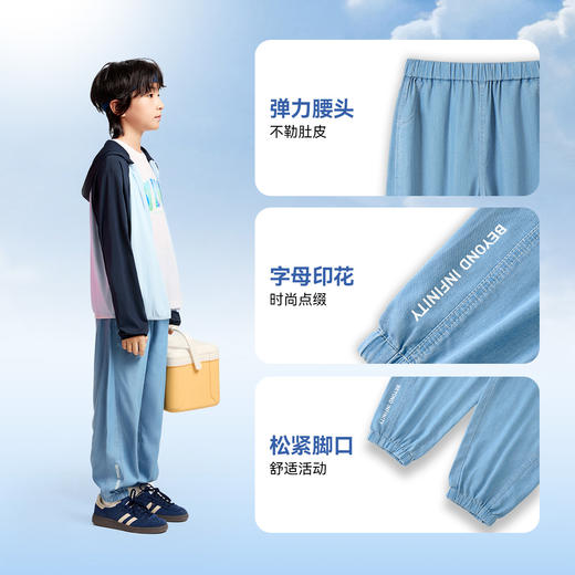 男女童全腰牛仔单裤夏季新款安奈儿童装EM526018 商品图4