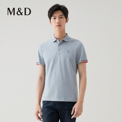 【名盾】翻领短袖T恤M0BL22X58A 商品图2