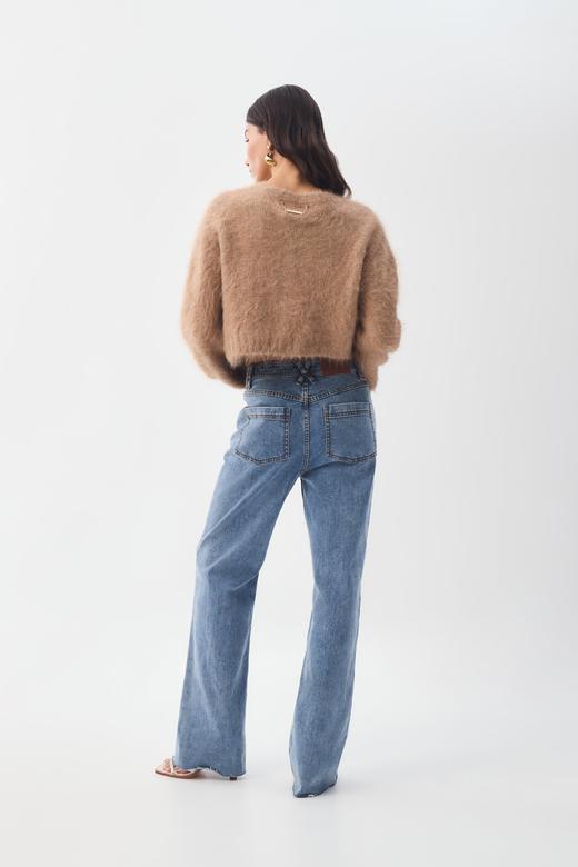 Aje - Juno Bootleg Jeans - Coastal Wash - 女装 - 牛仔裤 - 牛仔蓝 商品图5