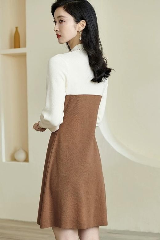 LNNNS 蝴蝶结系带针织连衣裙 19595 商品图3