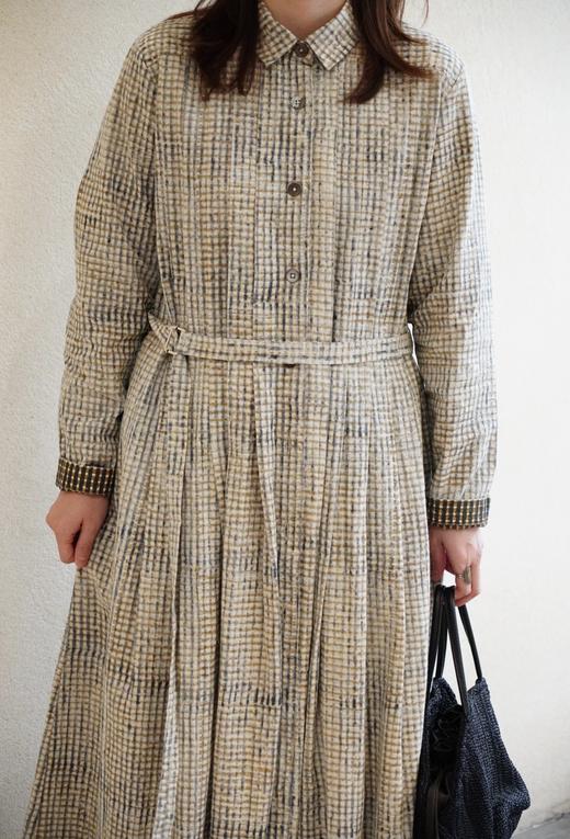 KHADI&CO 格纹印花连衣裙(VENTOUX Check Print Dress) 商品图3