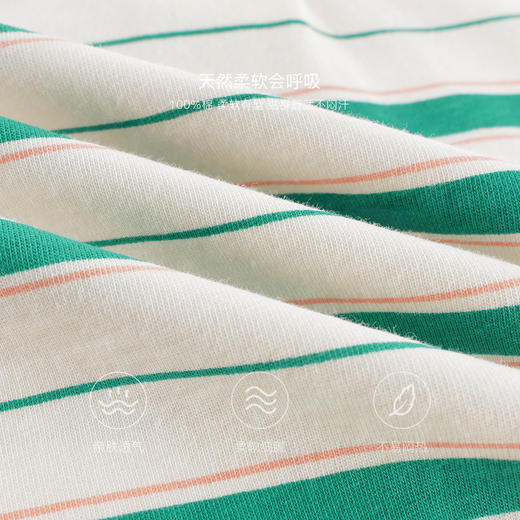 马克珍妮女童元气条纹短袖polo衫 儿童运动T恤2025夏装新款550691 商品图3