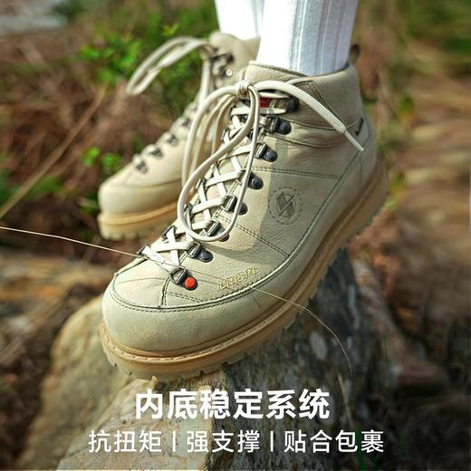 CRISPI意大利春秋防水防滑徒步登山鞋靴复古马丁靴 Monaco Premium 57102300 商品图4