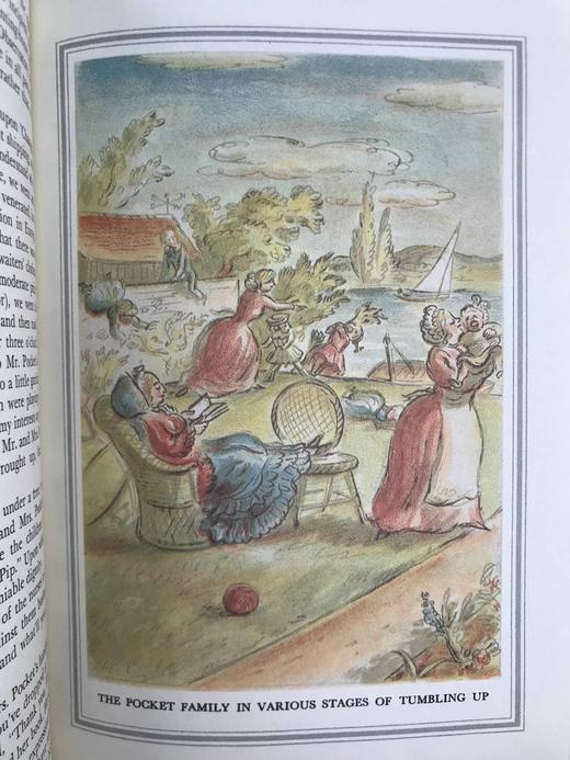 狄更斯《远大前程》 配多幅精美彩色插图 豪华皮装18开 商品图5