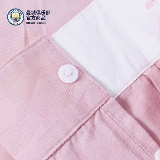 【官方正版】曼城俱乐部 | 春夏户外休闲粉色休闲衬衫外套球迷穿搭 商品图4