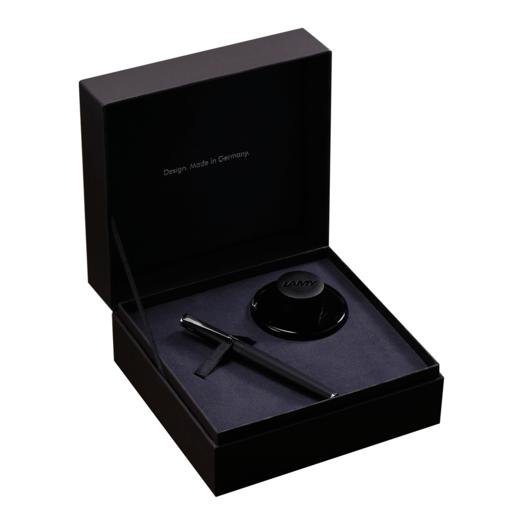 TM2140240 LAMY 凌美演艺磨砂黑金属杆EF尖墨水笔商务学生礼盒 商品图0